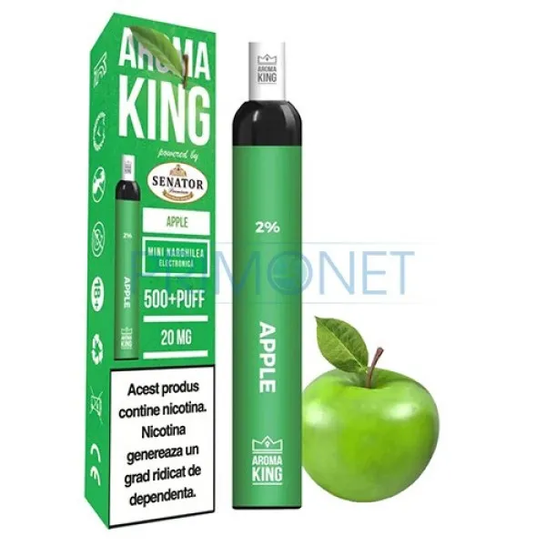 Tigara unica folosinta AK by Senator Apple (500) 20 mg