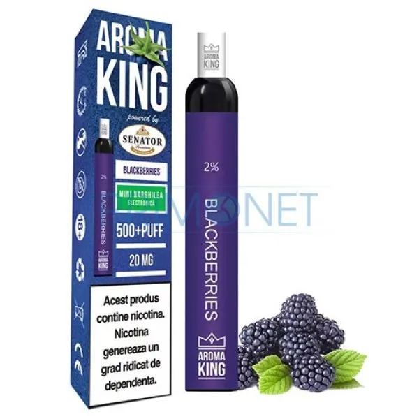 Tigara unica folosinta AK by Senator Blackberries (500) 20 mg