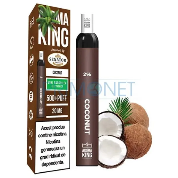 Tigara unica folosinta AK by Senator Coconut (500) 20 mg