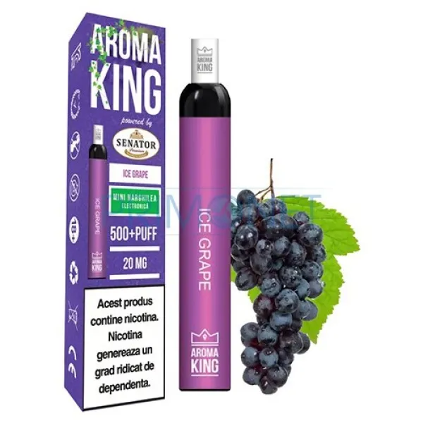 Tigara unica folosinta AK by Senator Ice Grape (500) 20 mg