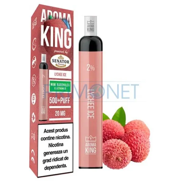 Tigara unica folosinta AK by Senator Lychee Ice (500) 20 mg