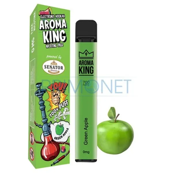 Tigara unica folosinta AK by Senator Green Apple (700) 0 mg