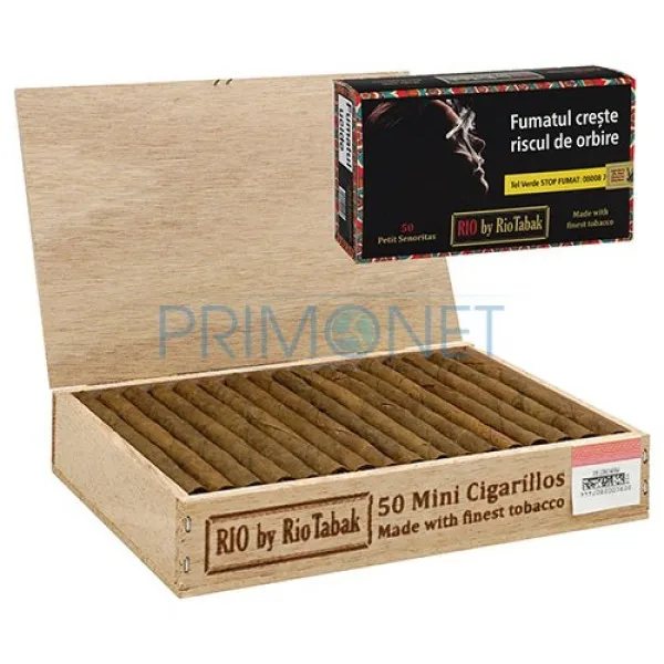 Tigari de foi RIO by RioTabak Mini Cigarillos 160g (50)