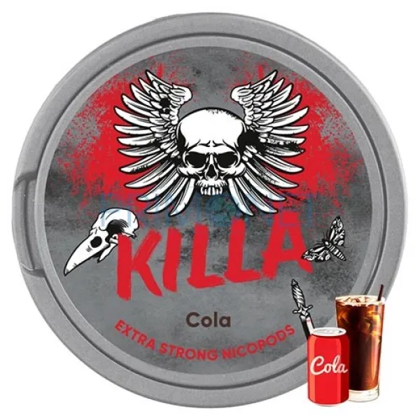 Pouch nicotina Killa Cola Strong 16 mg/g (12,8 mg/pouch)