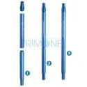 64951 Narghilea Kaya Elox Desktop Blue 41 CM (metal case)
