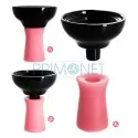64953 Narghilea Kaya Elox Desktop Rose 41 CM (metal case)