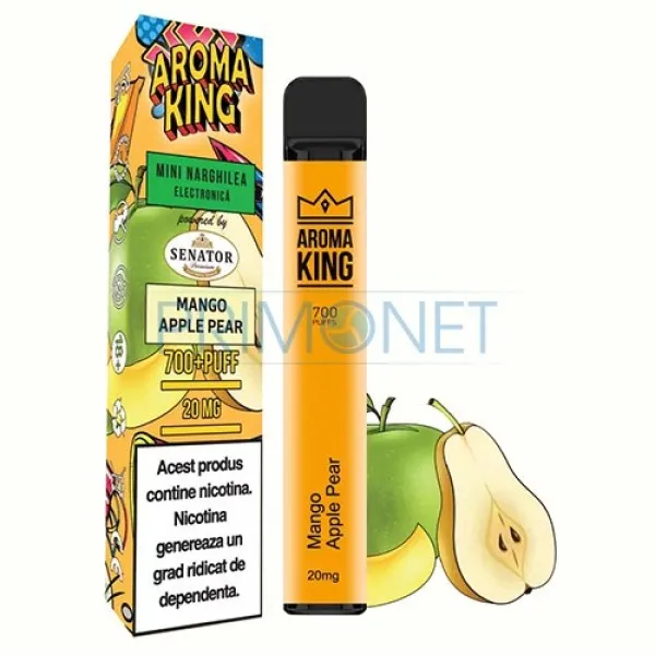 Mini narghilea AK by Senator Mango Apple Pear (20 mg) 700 pufuri