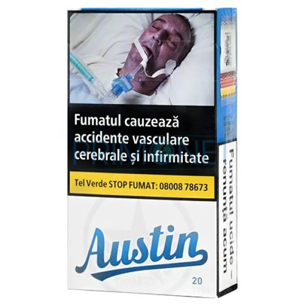 Tigarete Austin 100's Blue