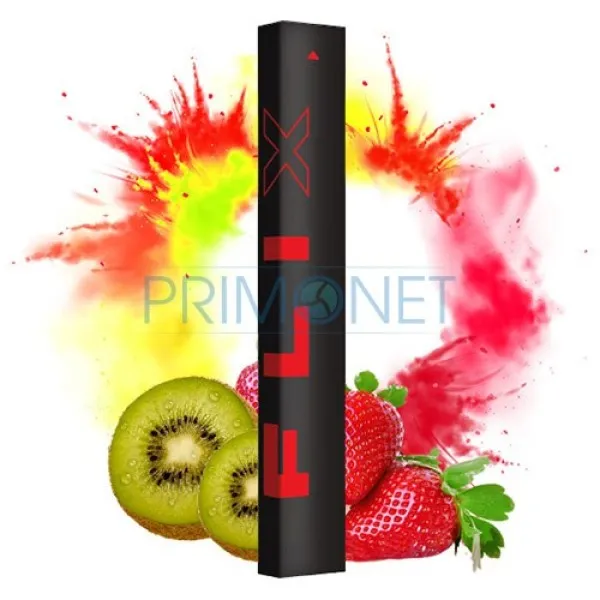 Mini narghilea FLIX Strawberry Kiwi (20 mg) 400 pufuri