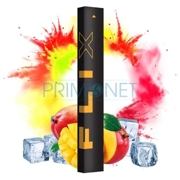 Mini narghilea FLIX Mango Ice (20 mg) 400 pufuri