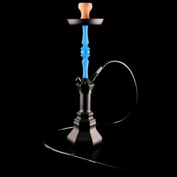 Narghilea Kaya Blue Black Neon 63 CM