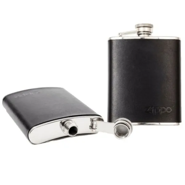 880017 Plosca metalica Zippo - piele
