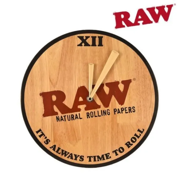 Ceas de perete RAW - bambus