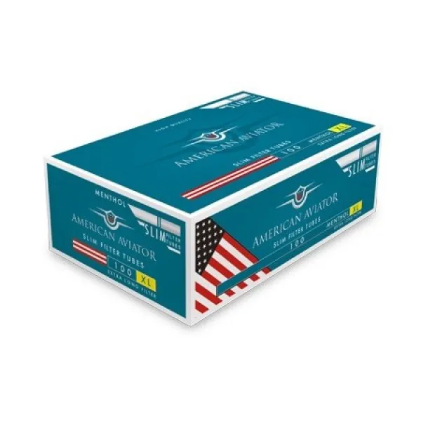 Tuburi Tigari American Aviator SLIM Menthol XL 100