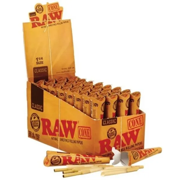 Conuri RAW Classic 1 1/4 (6 buc)
