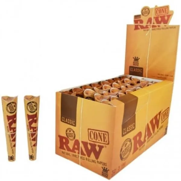 Conuri RAW Classic King Size (3 buc)