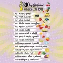 Pachet cu 50 grame de aroma pentru narghilea marca RIO No. 11 Pepene, mango, fructe de padure