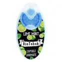 Recipient cu 100 de capsule aromatizante cu aroma de lamaie verde si menta RioTabak Lime Mint