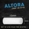 Pachet cu 185 de filtre slim pentru tigari rulate de vanzare Altora Slim 6/15