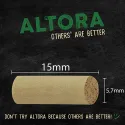 Pachet cu 104 de filtre biodegradabile pentru rulat tigari Altora Ultra Slim 5,7/15