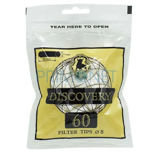 Filtre Tigari Discovery Regular Long 8/22 (60)