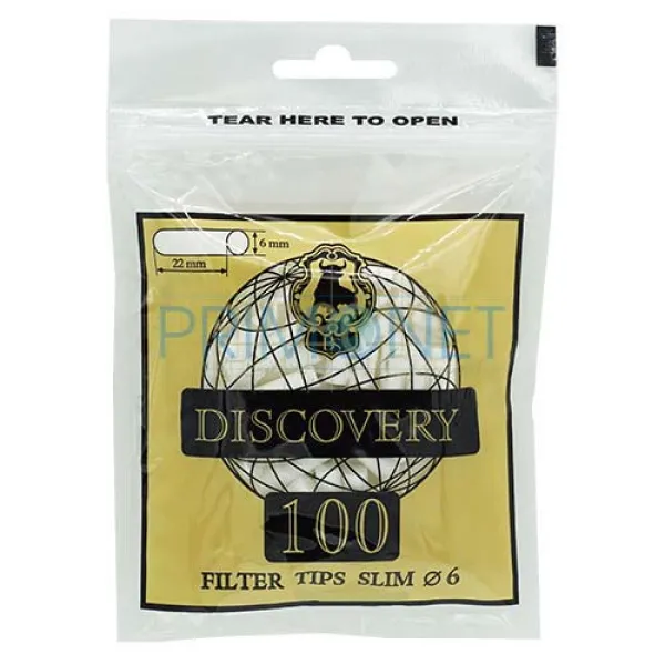Filtre Tigari Discovery Slim Long 6/22 (100)