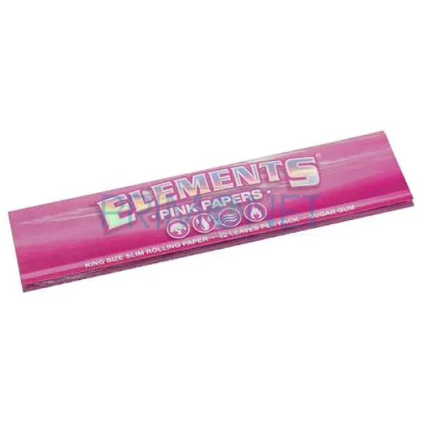 Foite Rulat Tutun Elements Pink KS Slim