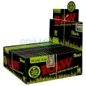 Pachet cu 32 de foite organice pentru rulat RAW Black Organic Hemp KS Slim