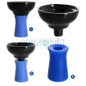 Narghilea de calitate cu un furtun Kaya Elox Twist Blue 62 CM
