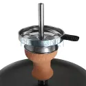 Narghilea de calitate premium cu un furtun si inaltimea totala de 64 cm Kaya Elox Eco Pentagon Blue