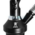 Narghilea profesionala de vanzare cu un furtun Kaya Elox Eco Pentagon Black 64 CM