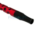 Narghilea rosie cu un furtun de vanzare Kaya Elox Eco Pentagon Red 64 CM