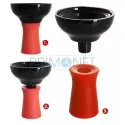 Narghilea portabila de vanzare Kaya Elox Disc Red 41 CM (metal case)