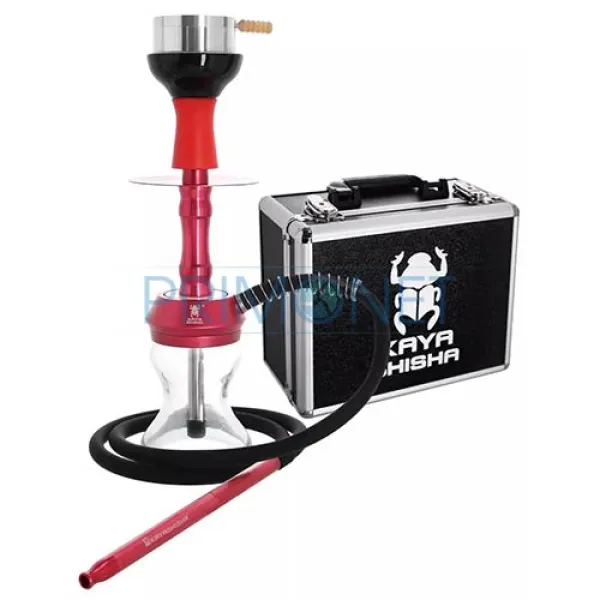64962 Narghilea Kaya Elox Disc Red 41 CM (metal case)