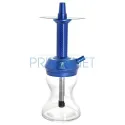 Narghilea cadou in cutie metalica cu 1 furtun Kaya Elox Carbon Blue 41 CM (metal case)