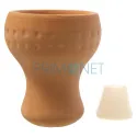 Narghilea pentru fumat de vanzare cu toate accesorii necesare incluse Kaya Elox 730 Silver Trumpet 82 CM