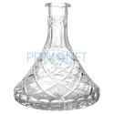 Narghilea rosie de calitate premium cu coloana de fum din lemn de fag marca Kaya