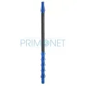 Narghilea profesionala confectionata din sticla de inalta calitate Kaya Spot Elox 630FL Blue 75 CM