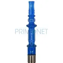 Narghilea ieftina de vanzare in stil egiptean cu doua furtunuri T63 Blue 47 CM