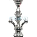 Narghilea de fumat cu trei furtunuri in stil egiptean T66 Bluue 71 CM