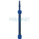 Narghilea de fumat cu trei furtunuri in stil egiptean T66 Bluue 71 CM