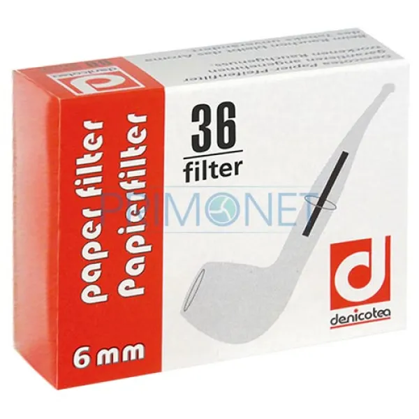 Filtre Pipa Denicotea 6 MM