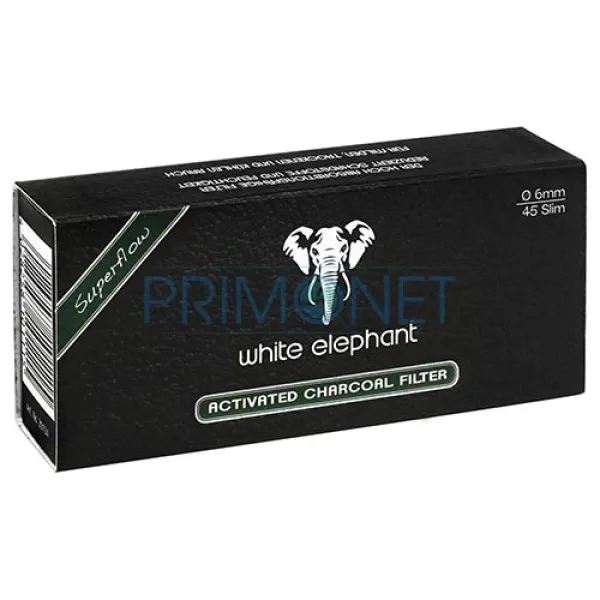Filtre Pipa White Elephant 6 MM Small - carbon activ