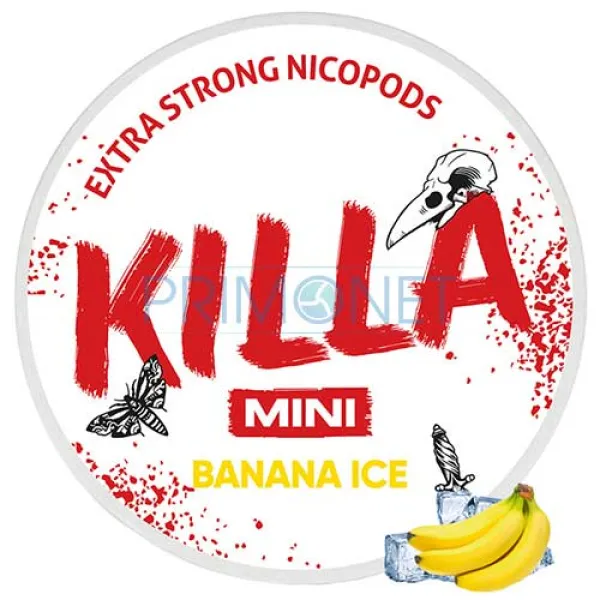 Pouch nicotina Killa Banana Ice Mini Strong 16 mg/g (12,8 mg/pouch)
