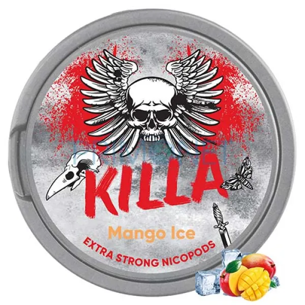 Pouch nicotina Killa Mango Ice Strong 16 mg/g (12,8 mg/pouch)