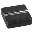 Scrumiera pentru trabuc confectionata din lemn si metal cu capac pivotant Twist