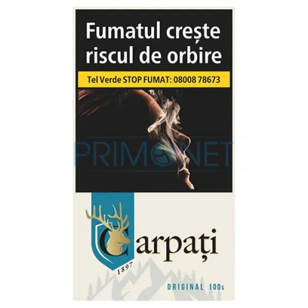 Tigarete Carpati Blue 100's