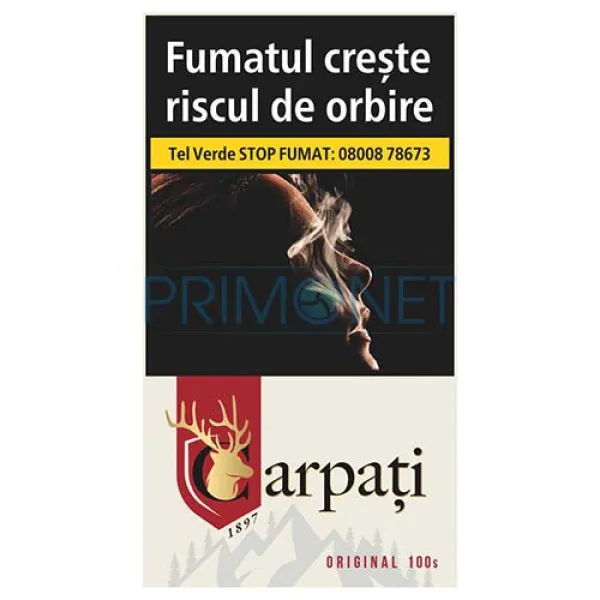 Tigarete Carpati Red 100's