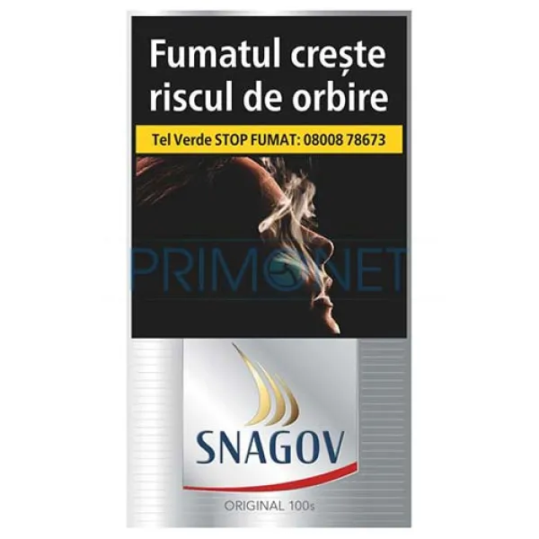 Tigarete Snagov Silver 100's