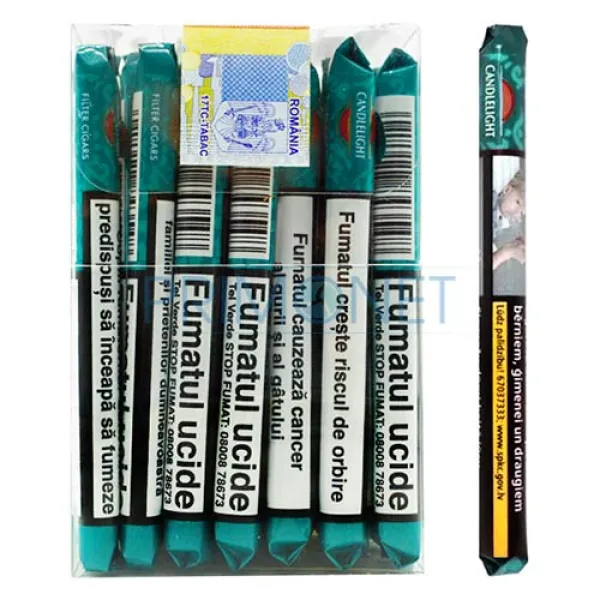 Tigari de Foi Candlelight Green Filter 77g (menta) 50
